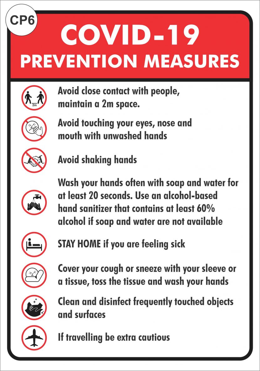 Covid-19 Signs – SA Signs